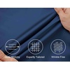 image:imageCOOFANDY Mens Long Sleeve Button Down Shirts Wrinkle Free Untucked Shirts Casual Dress Shirt for MenNavy Blue