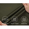 image:imageCOOFANDY Mens Long Sleeve Button Down Shirts Wrinkle Free Untucked Shirts Casual Dress Shirt for MenOlive Green