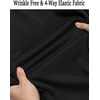 image:imageCOOFANDY Mens Long Sleeve Dress Shirt Casual Button Down Shirts Wrinkle Free Untucked ShirtBlack