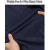 image:imageCOOFANDY Mens Long Sleeve Dress Shirt Casual Button Down Shirts Wrinkle Free Untucked ShirtBlueviolet