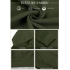 image:imageCOOFANDY Mens Long Sleeve Hooded Sweatshirt Casual Lightweight Hoodies Pullover Textured Drawstring Hoodie with Kanga PocketArmy Green