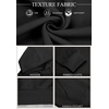 image:imageCOOFANDY Mens Long Sleeve Hooded Sweatshirt Casual Lightweight Hoodies Pullover Textured Drawstring Hoodie with Kanga PocketBlack