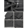 image:imageCOOFANDY Mens Long Sleeve Hooded Sweatshirt Casual Lightweight Hoodies Pullover Textured Drawstring Hoodie with Kanga PocketDark Gray