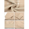 image:imageCOOFANDY Mens Long Sleeve Hooded Sweatshirt Casual Lightweight Hoodies Pullover Textured Drawstring Hoodie with Kanga PocketKhaki
