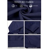 image:imageCOOFANDY Mens Long Sleeve Hooded Sweatshirt Casual Lightweight Hoodies Pullover Textured Drawstring Hoodie with Kanga PocketNavy Blue