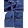image:imageCOOFANDY Mens Long Sleeve Hooded Sweatshirt Casual Lightweight Hoodies Pullover Textured Drawstring Hoodie with Kanga PocketRoyal Blue