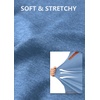 image:imageCOOFANDY Mens Long Sleeve Polo Shirts Casual Button Collared Shirts Raglan Golf T ShirtBlue