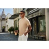 image:imageCOOFANDY Mens Mock Turtleneck T Shirt Short Sleeve Slim Fit Basic Casual Solid Color Pullover TeeAkhaki