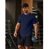 image:imageCOOFANDY Mens Muscle T Shirts Short Sleeve Slim Fit Tshirts Gym Workout Athletic Crewneck ShirtDark Blue