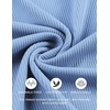 image:imageCOOFANDY Mens Muscle TShirts VNeck Slim Fit Workout Shirt Short Sleeve Longline Gym Athletic Tee ShirtsLight Blue
