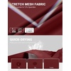 image:imageCOOFANDY Mens SPF 50 Sun Shirts Long Sleeve Rash Guard Thin Summer Hoodie Sun Protection Fishing Shirt with ThumbholeWine Red