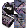 image:imageCOOFANDY Mens Sequin Blazer Tuxedo Party Prom Wedding Tuxedo One Button JacketBlue Purple