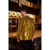 image:imageCOOFANDY Mens Sequin Blazer Tuxedo Party Prom Wedding Tuxedo One Button JacketGolden Yellow