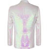 image:imageCOOFANDY Mens Sequin Blazer Tuxedo Party Prom Wedding Tuxedo One Button JacketPink