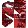 image:imageCOOFANDY Mens Sequin Blazer Tuxedo Party Prom Wedding Tuxedo One Button JacketRedlapel Sequins