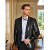 image:imageCOOFANDY Mens Shiny Sequin Blazer Tuxedo Party Dinner Prom One Button Suit JacketBlack