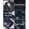 image:imageCOOFANDY Mens Shiny Sequin Blazer Tuxedo Party Dinner Prom One Button Suit JacketMulticolorednavy Blue