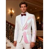 image:imageCOOFANDY Mens Shiny Sequin Blazer Tuxedo Party Dinner Prom One Button Suit JacketPink
