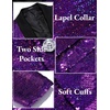 image:imageCOOFANDY Mens Shiny Sequin Blazer Tuxedo Party Dinner Prom One Button Suit JacketPurple