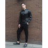 image:imageCOOFANDY Mens Silk Satin Dress Shirts Jacquard Long Sleeve Floral Button Up Shirts Party Prom Wedding ShirtBlack