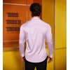 image:imageCOOFANDY Mens Silk Satin Dress Shirts Jacquard Long Sleeve Floral Button Up Shirts Party Prom Wedding ShirtLavender