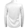 image:imageCOOFANDY Mens Silk Satin Dress Shirts Jacquard Long Sleeve Floral Button Up Shirts Party Prom Wedding ShirtPwhite
