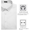 image:imageCOOFANDY Mens Slim Fit Business Dress Shirts Wrinkle Free Long Sleeve Button Up Shirts Solid Formal Dress Shirt