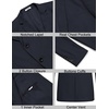 image:imageCOOFANDY Mens Sport Coat Casual Slim Fit Blazer Jacket Lightweight Two Button Suit Jackets Navy Blue