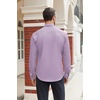 image:imageCOOFANDY Mens Stretch Dress Shirts Long Sleeve Button Down Shirt Regular Fit Formal Business ShirtsLavender