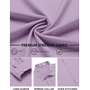 image:imageCOOFANDY Mens Stretch Dress Shirts Long Sleeve Button Down Shirt Regular Fit Formal Business ShirtsLavender
