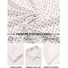 image:imageCOOFANDY Mens Stretch Dress Shirts Long Sleeve Button Down Shirt Regular Fit Formal Business ShirtsWhitegeometric Patterns