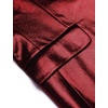 image:imageCOOFANDY Mens Stylish Classic Dress Suit Solid Red Lapel Blazer Tuxedo Coat Wine Red Large