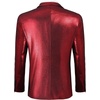 image:imageCOOFANDY Mens Stylish Classic Dress Suit Solid Red Lapel Blazer Tuxedo Coat Wine Red Large
