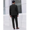 image:imageCOOFANDY Mens Suit 2 Piece Suit Classic Fit Two Button Blazer Jacket Pants Set Business Wedding Party Suits for MenBlack