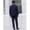 image:imageCOOFANDY Mens Suit 2 Piece Suit Classic Fit Two Button Blazer Jacket Pants Set Business Wedding Party Suits for MenDark Blue