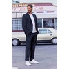 image:imageCOOFANDY Mens Suit 2 Piece Suit Classic Fit Two Button Blazer Jacket Pants Set Business Wedding Party Suits for MenDark Blue