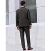 image:imageCOOFANDY Mens Suit 2 Piece Suit Classic Fit Two Button Blazer Jacket Pants Set Business Wedding Party Suits for MenDark Gray