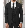 image:imageCOOFANDY Mens Suit Jacket and Vest Set Slim Fit 2 Pieces Suits Two Button Blazer Jacket Formal Business Dress Vest