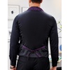 image:imageCOOFANDY Mens Suit Vest Paisley Floral Victorian Vests Gothic Steampunk Formal Waistcoat Tuxedo Vests with Notched LapelsPurple