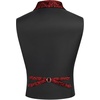 image:imageCOOFANDY Mens Suit Vest Paisley Floral Victorian Vests Gothic Steampunk Formal Waistcoat Tuxedo Vests with Notched LapelsRed