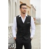 image:imageCOOFANDY Mens Suit Vest Slim Fit Business Formal Waistcoat Casual Dress VestAblack