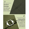 image:imageCOOFANDY Mens Suit Vest Slim Fit Business Formal Waistcoat Casual Dress VestArmy Green
