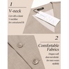 image:imageCOOFANDY Mens Suit Vest Slim Fit Business Formal Waistcoat Casual Dress VestChampagne