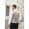 image:imageCOOFANDY Mens Suit Vest Slim Fit Business Formal Waistcoat Casual Dress VestChampagne