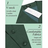 image:imageCOOFANDY Mens Suit Vest Slim Fit Business Formal Waistcoat Casual Dress VestGreen