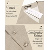 image:imageCOOFANDY Mens Suit Vest Slim Fit Business Formal Waistcoat Casual Dress VestKhaki
