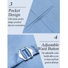 image:imageCOOFANDY Mens Suit Vest Slim Fit Business Formal Waistcoat Casual Dress VestLight Blue