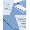 image:imageCOOFANDY Mens Suit Vest Slim Fit Business Formal Waistcoat Casual Dress VestLight Blue