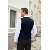 image:imageCOOFANDY Mens Suit Vest Slim Fit Business Formal Waistcoat Casual Dress VestNavy Blue