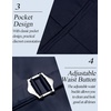 image:imageCOOFANDY Mens Suit Vest Slim Fit Business Formal Waistcoat Casual Dress VestNavy Blue